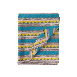 ملحفه خانه سفید مدل گبه سایز 245x200 سانتی متر