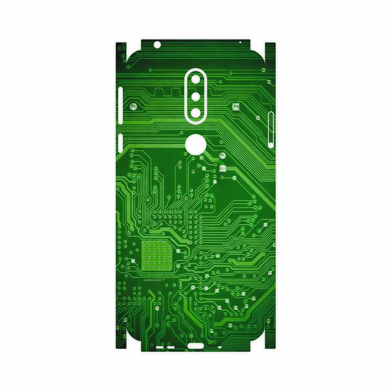 برچسب پوششی ماهوت مدل Green Printed Circuit Board-FullSkin مناسب برای گوشی موبایل نوکیا 7.1