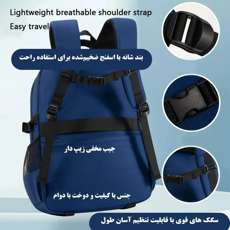 عکس شماره 3 : کوله پشتی مدرسه دیشوای مدل 54961