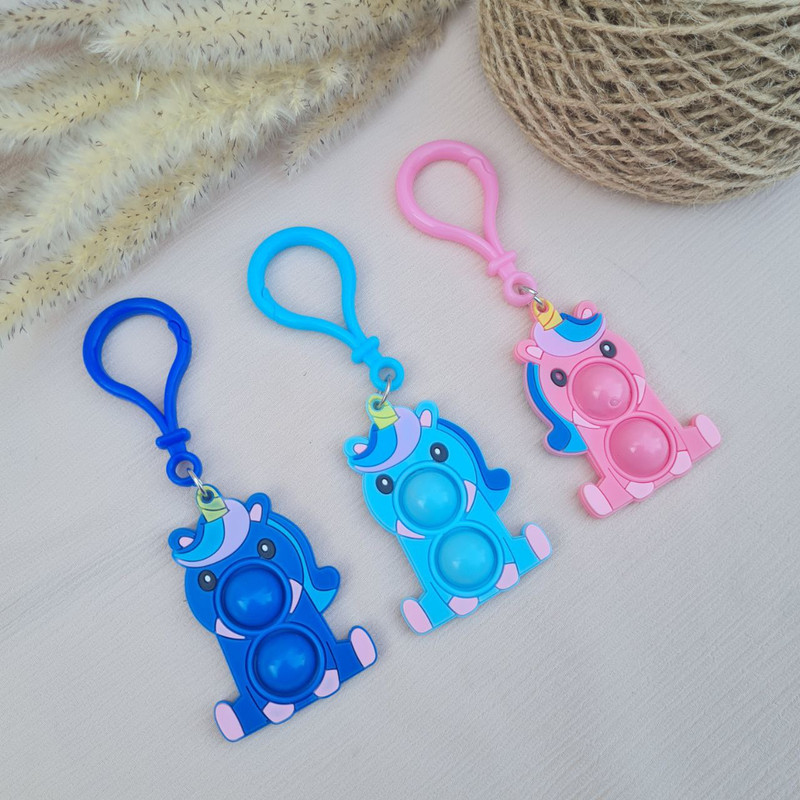 جاکلیدی دخترانه مدل پاپیت تک شاخ نشسته