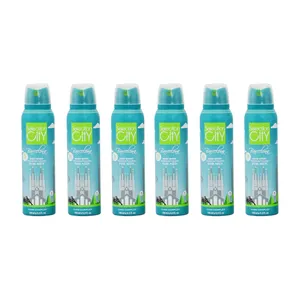 اسپری خوشبو کننده بدن مردانه سلکشن سیتی مدل barcelona حجم 150 میلی لیتر مجموعه 6 عددی