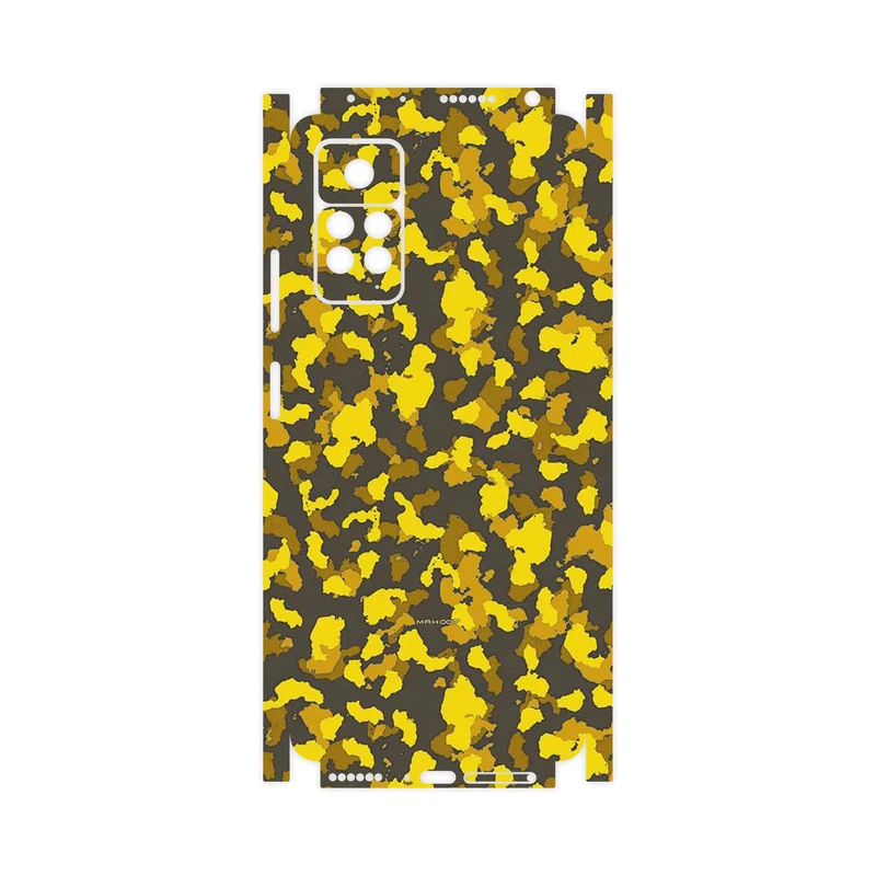 برچسب پوششی ماهوت مدل Yellow Infantry Army-FullSkin مناسب برای گوشی موبایل شیائومی Redmi Note 11 Pro