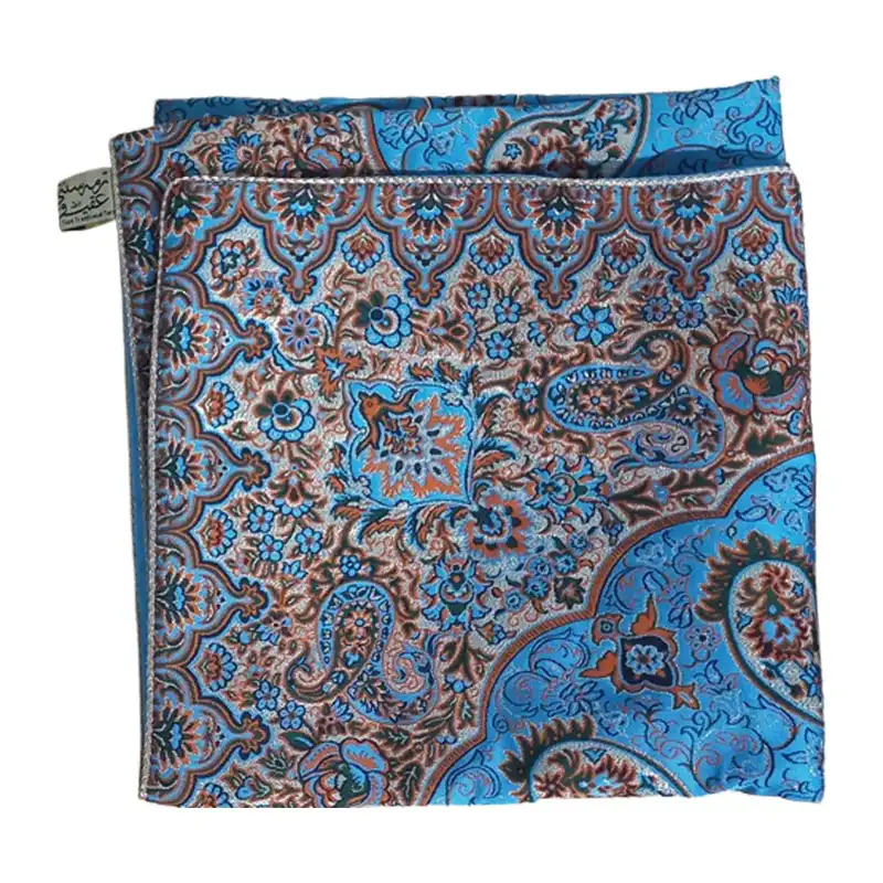 رومیزی ترمه عقیق سنتی یزد مدل نسترن 3