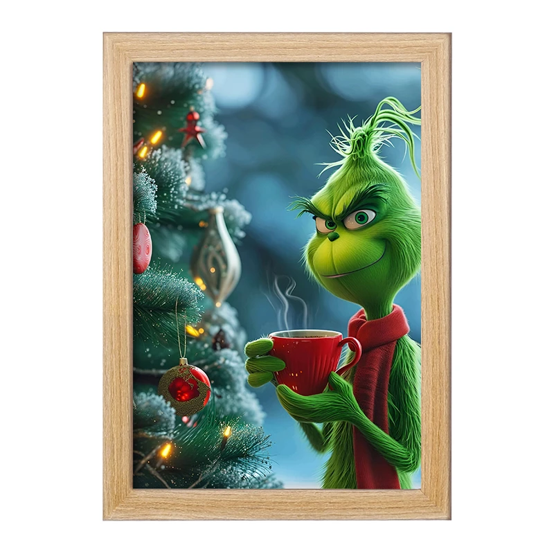 تابلو خندالو مدل گرینچ (The Grinch) کد F5871
