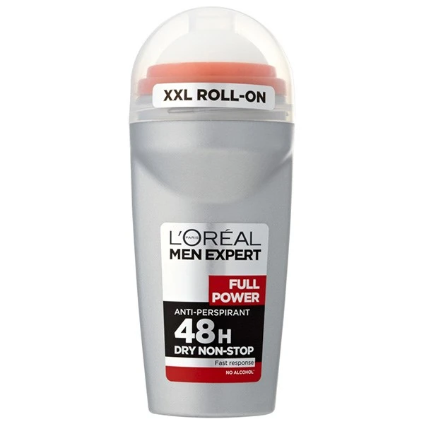 رول ضد تعریق مردانه لورآل سری Men Expert مدل Full Power 48H حجم 50 میلی لیتر