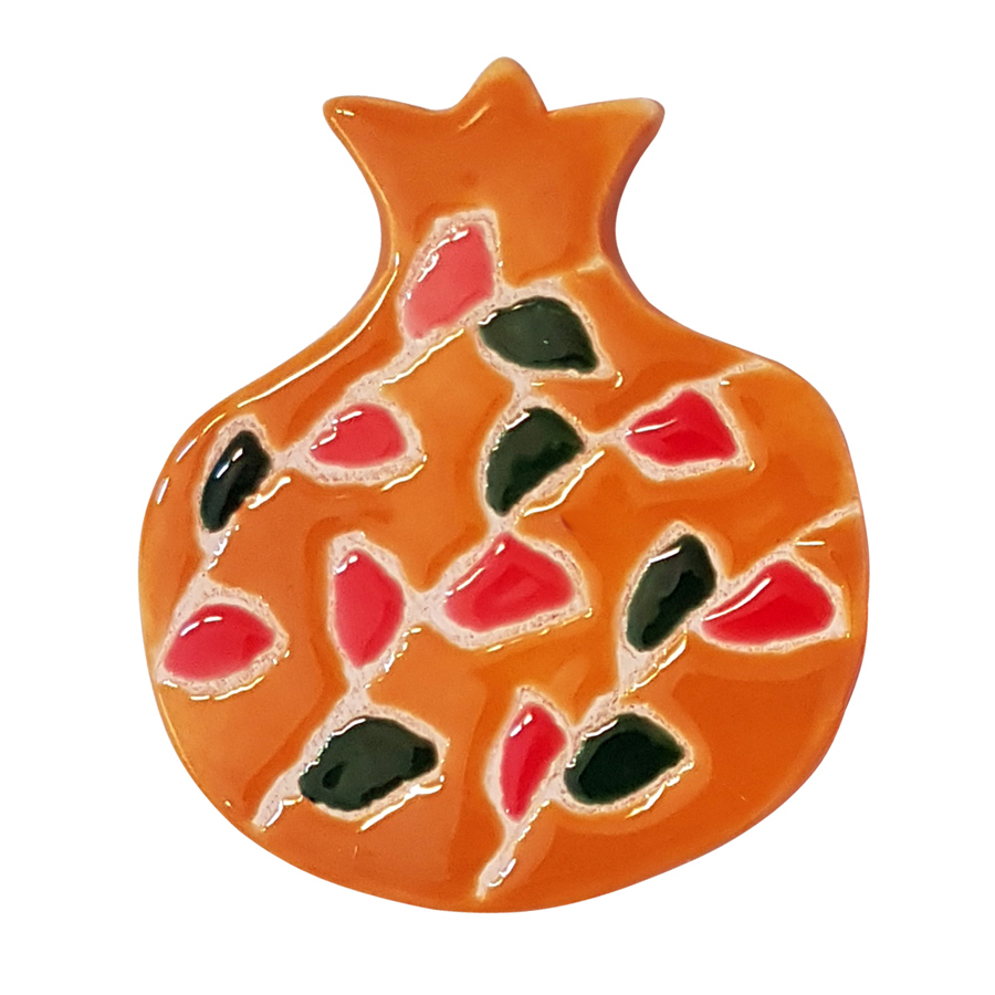 مگنت سفالی طرح انار کد YZ41