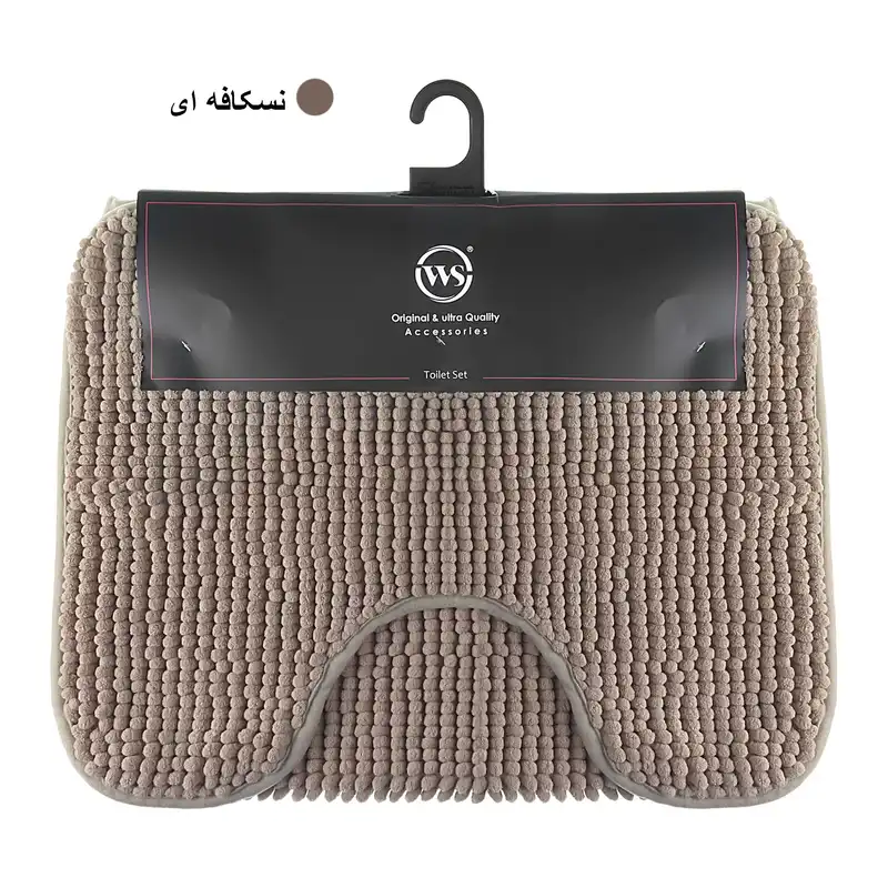 پادری دبلیو اس مدل رویال حمامی سایز 80x50 سانتی متر مجموعه 2 عددی