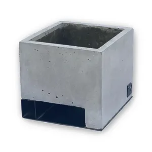 گلدان مدل Concrete And Iron