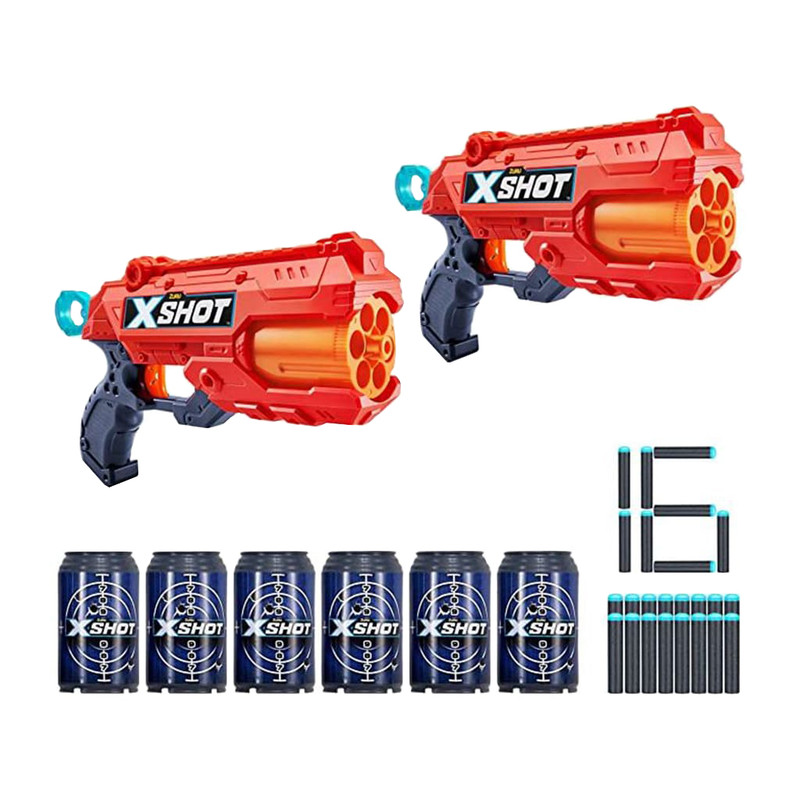 ست تفنگ بازی زورو مدل Reflex6 مجموعه 24 عددی
