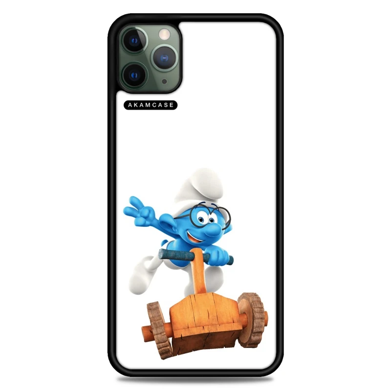 کاور آکام مدل AMC-WA11PROMAX-SMURFS-17 مناسب برای گوشی موبایل اپل iPhone 11 Pro Max