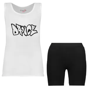 ست تاپ و شلوارک دخترانه مدل 6023