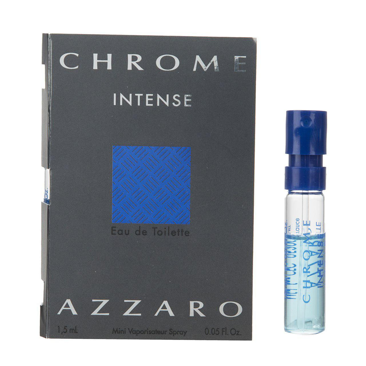 تستر  ادو تویلت مردانه آزارو مدل Chrome Intense حجم 1.5 میلی لیتر