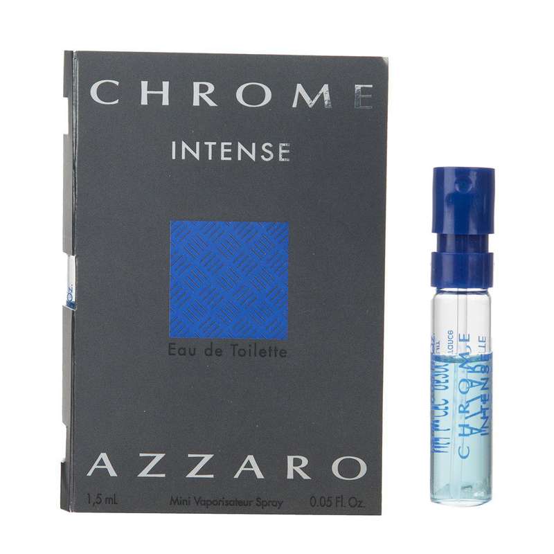 تستر ادو تویلت مردانه آزارو مدل Chrome Intense حجم 1.5 میلی لیتر تستر ادو تویلت مردانه آزارو مدل Chrome Intense حجم 1.5 میلی لیتر