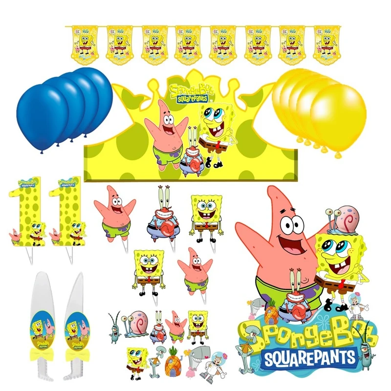 مجموعه 38 عددی تم تولد مدل باب اسفنجی کد 11