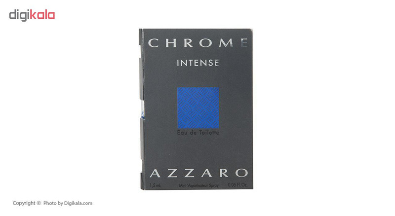 تستر ادو تویلت مردانه آزارو مدل Chrome Intense حجم 1.5 میلی لیتر تستر ادو تویلت مردانه آزارو مدل Chrome Intense حجم 1.5 میلی لیتر