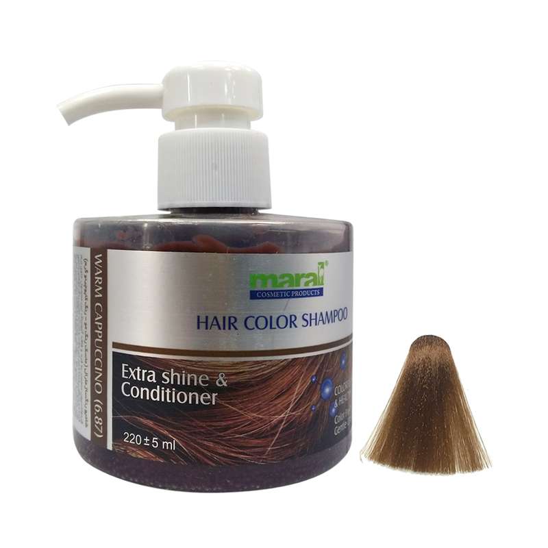 شامپو رنگ مارال مدل Warm-Cappuccino شماره 6.87 حجم 220 میلی لیتر شامپو رنگ مارال مدل Warm-Cappuccino شماره 6.87 حجم 220 میلی لیتر