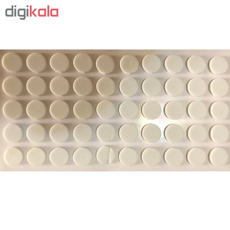 عکس شماره 2 : ضربه گیر درب کشو ، کابینت و کمد مدل sd با قطر 1 سانتیمتر بسته 50 عددی