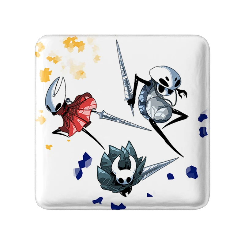 مگنت خندالو طرح بازی هالو نایت (Hollow Knight) مدل مربعی کد 32964