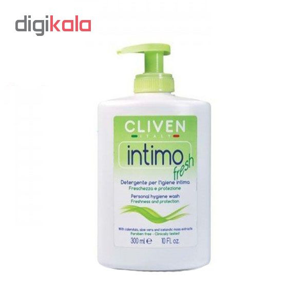 ژل بهداشتی بانوان کلیون مدلIntimo Personal Hygiene Wash fresh حجم 300 میلی لیتر