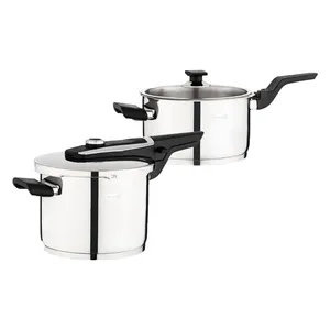 زودپز دوقلو مادام کوکو مدل ludovico pressure گنجایش 6 و 4 لیتر