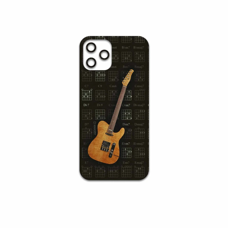 برچسب پوششی ماهوت مدل Guitar-Instrument مناسب برای گوشی موبایل اپل iPhone 12 Pro