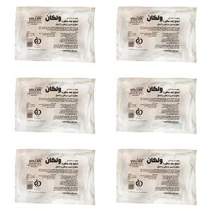 اسفنج تمیز کننده ظروف برنجی و برنزی ولکان مدل Power Plus مجموعه 6 عددی