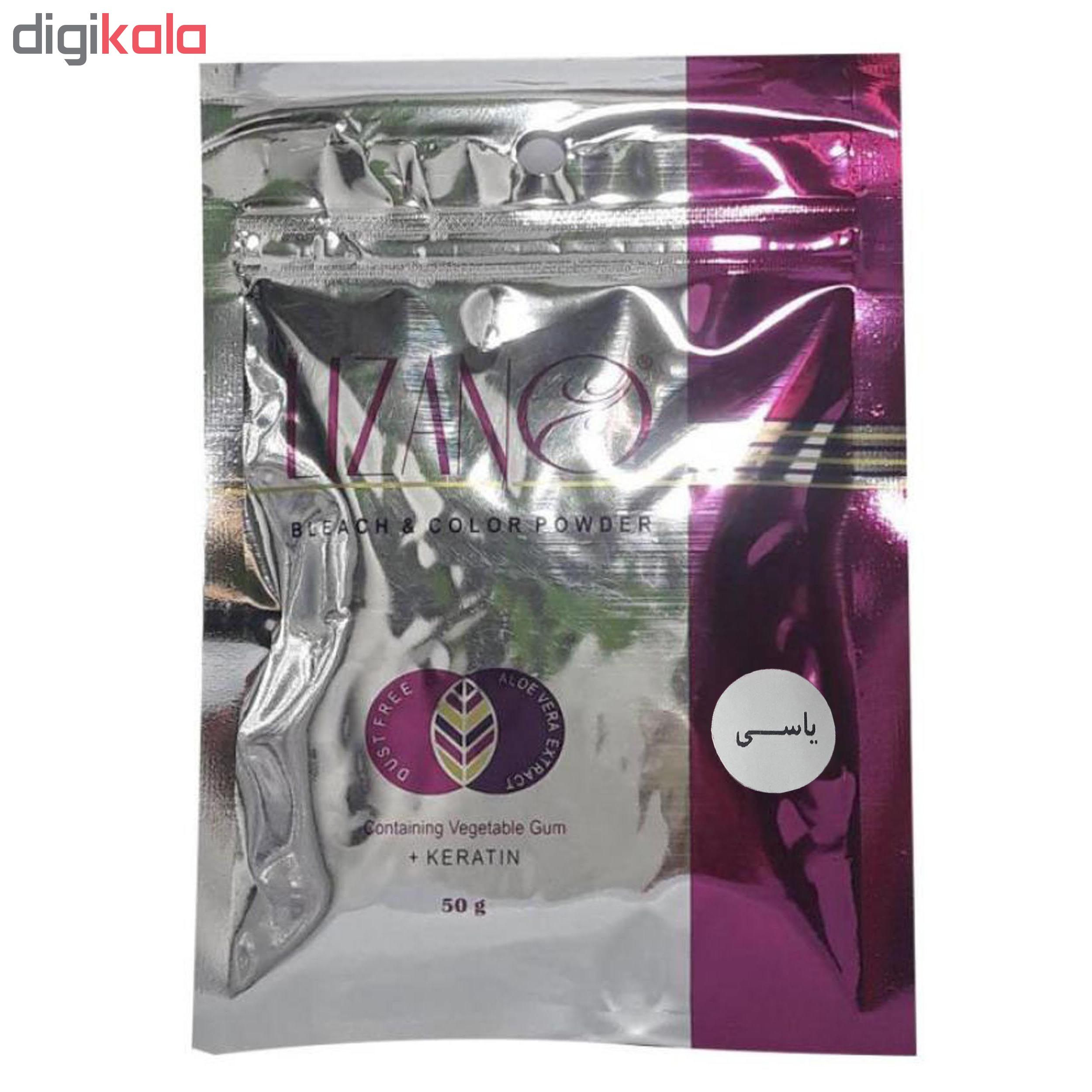 رنگ مو پودری یاسی لیزانو مدل Jasmin مقدار 50 گرم رنگ مو پودری یاسی لیزانو مدل Jasmin مقدار 50 گرم