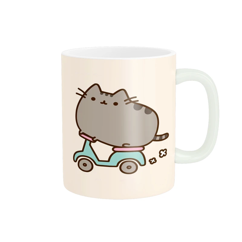 ماگ پادآفرین مدل فانتزی طرح گربه کیوت و بامزه کد p9823