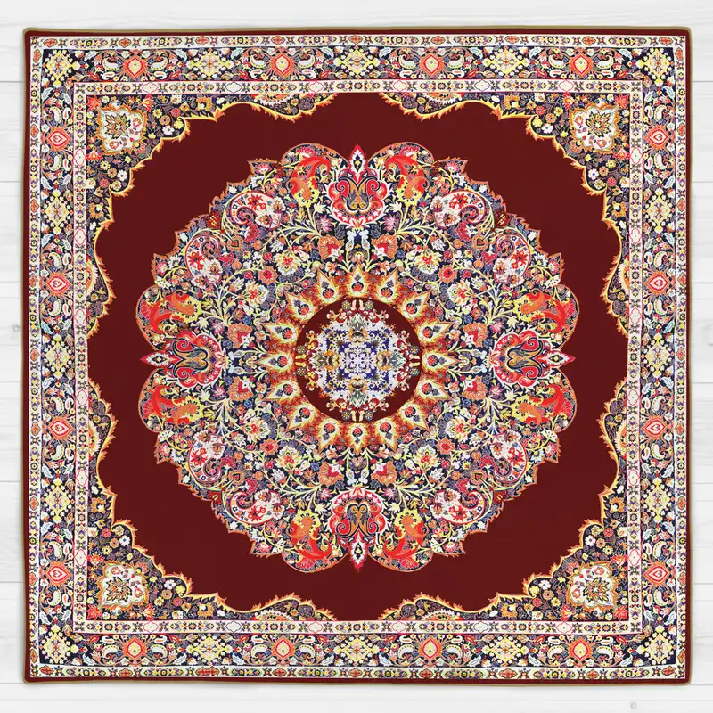 رومیزی طرح قالی کد 9920