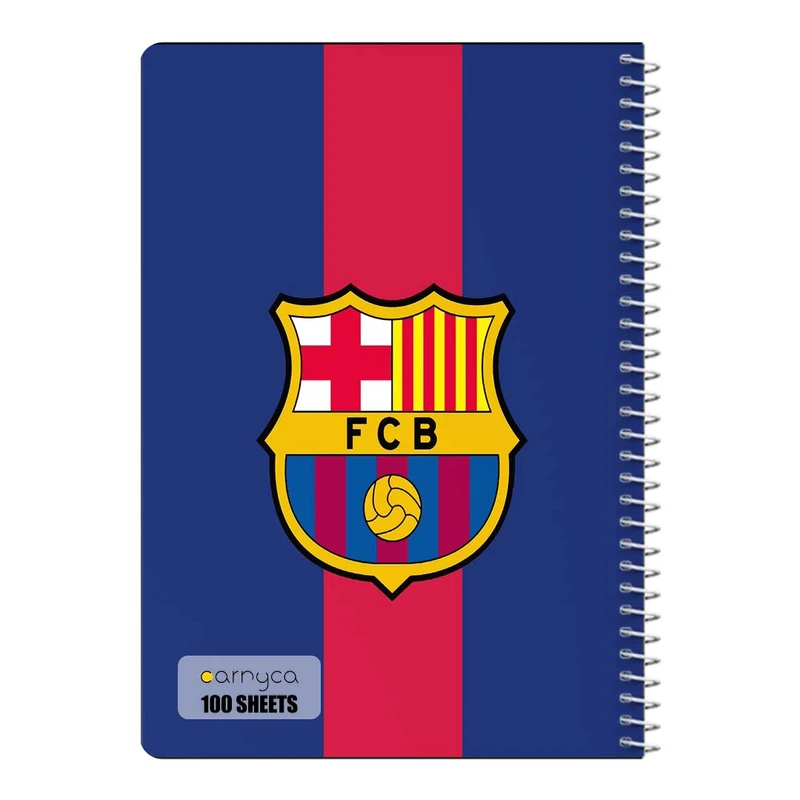 دفتر مشق 100 برگ سیمی کارنیکا طرح بارسلونا Barcelona کد 97886