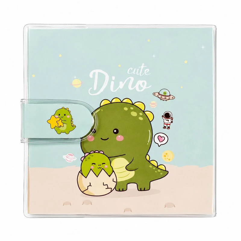 دفترچه یاداشت 100 برگ مدل مگنتی Dino2