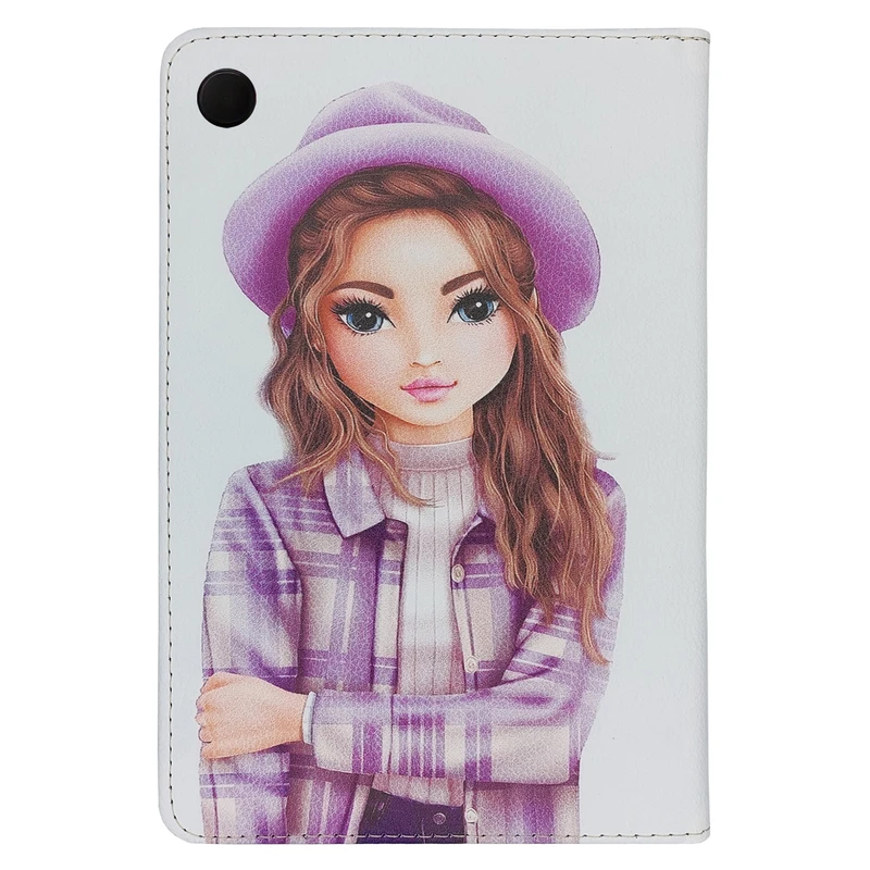 کیف کلاسوری مدل دختر رمانتیک کد TB318 مناسب برای تبلت سامسونگ Galaxy Tab A8 10.5 / X200 / X205