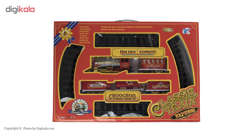 قطار اسباب بازی مدل HOLIDAY EXPRESS کد YY-016 قطار اسباب بازی مدل HOLIDAY EXPRESS کد YY-016