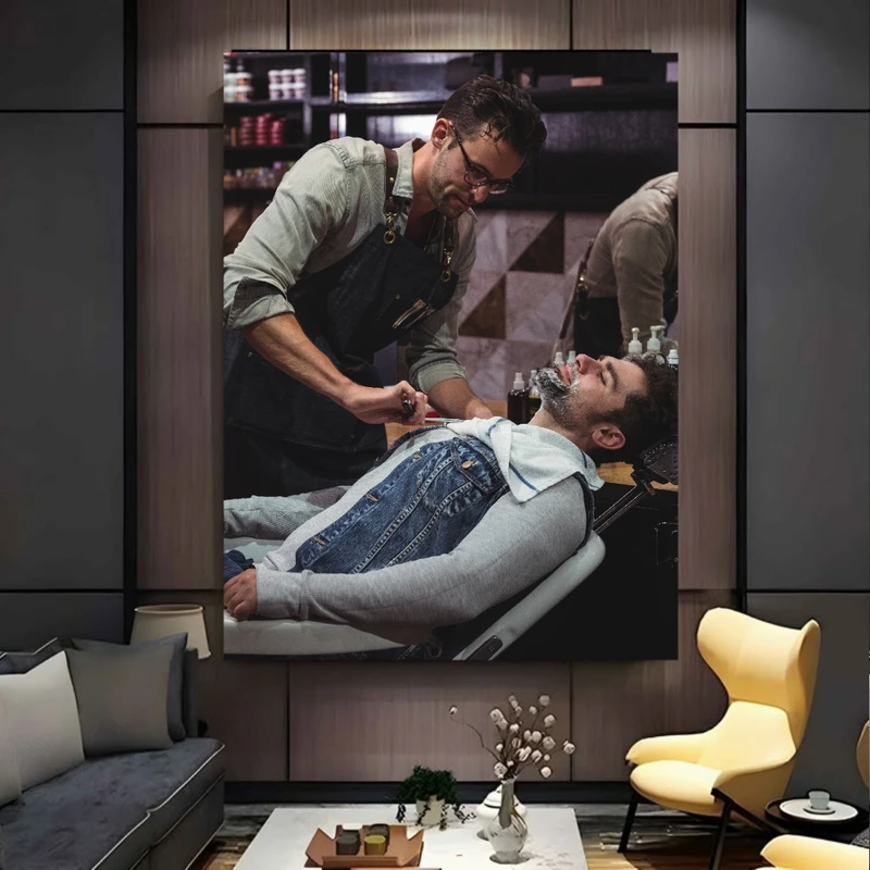  پوستر طرح آرایشگاه مردانه مدل پیرایش حرفه ای کد PY249