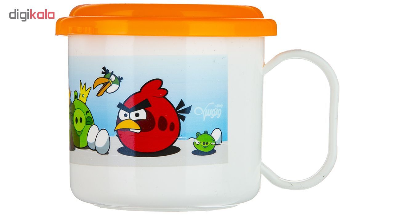 لیوان ونوس پلاستیک مدل Angry Birds