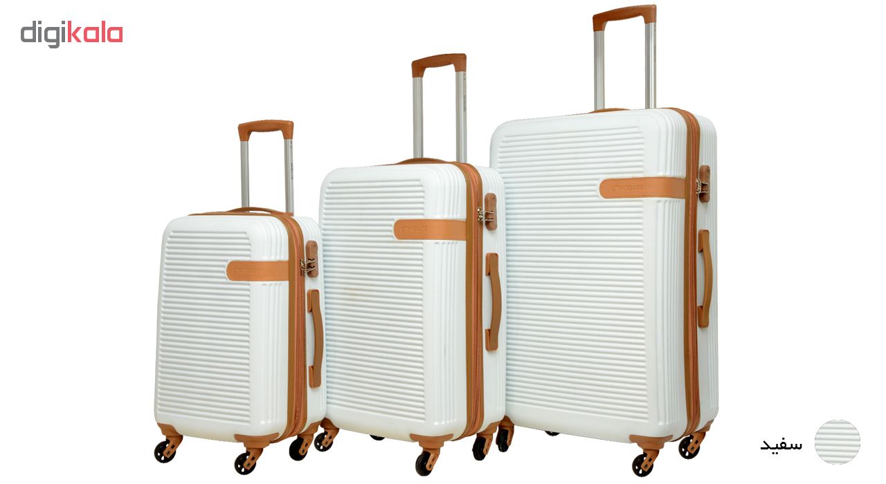 مجموعه سه عددی چمدان ستلایت مدل 0066