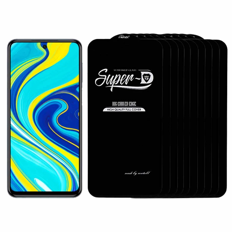       محافظ صفحه نمایش میتوبل مدل سوپر دی مناسب برای گوشی موبایل شیائومی REDMI NOTE 9S بسته 10 عددی
