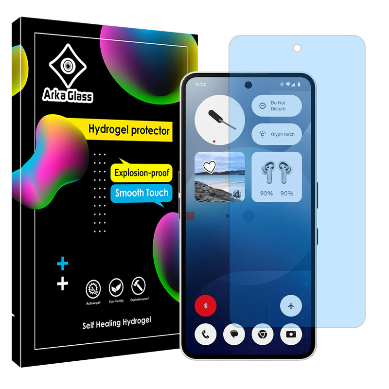 محافظ صفحه نمایش مات ضد اشعه آبی آرکا گلس مدل Tough مناسب برای گوشی موبایل ناتینگ Phone 3a Pro