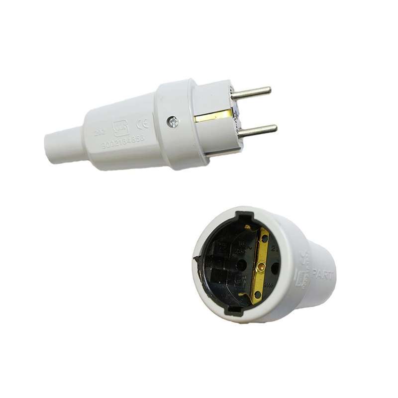 دوشاخه برق پارت الکتریک مدل 972 به همراه مادگی دوشاخه برق پارت الکتریک مدل 972 به همراه مادگی