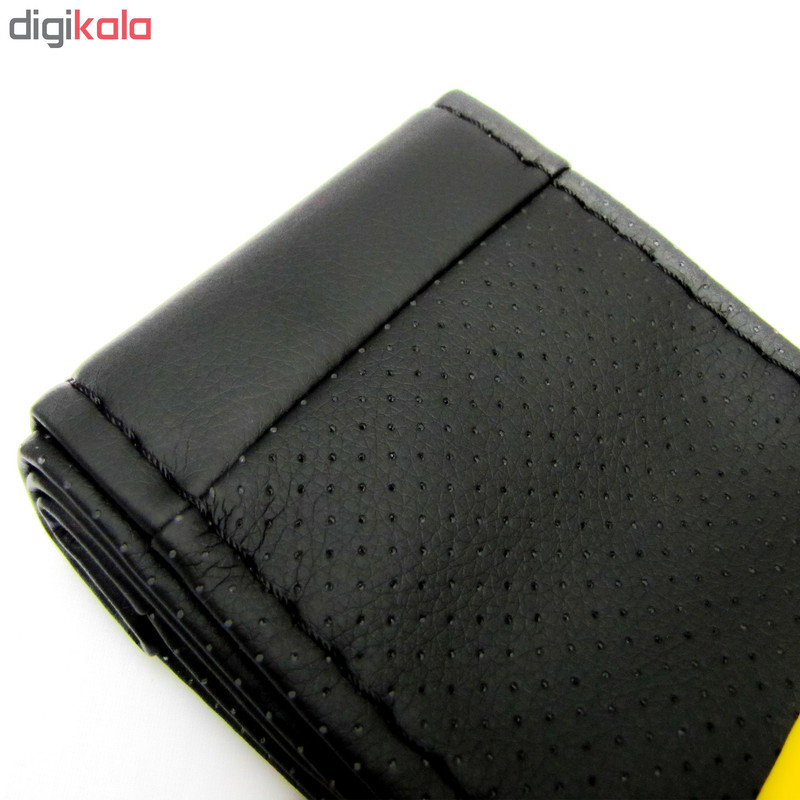 دورفرمان دوختنی چرم پاسیکو مدل Bugatti طرح سوزنی مشکی
