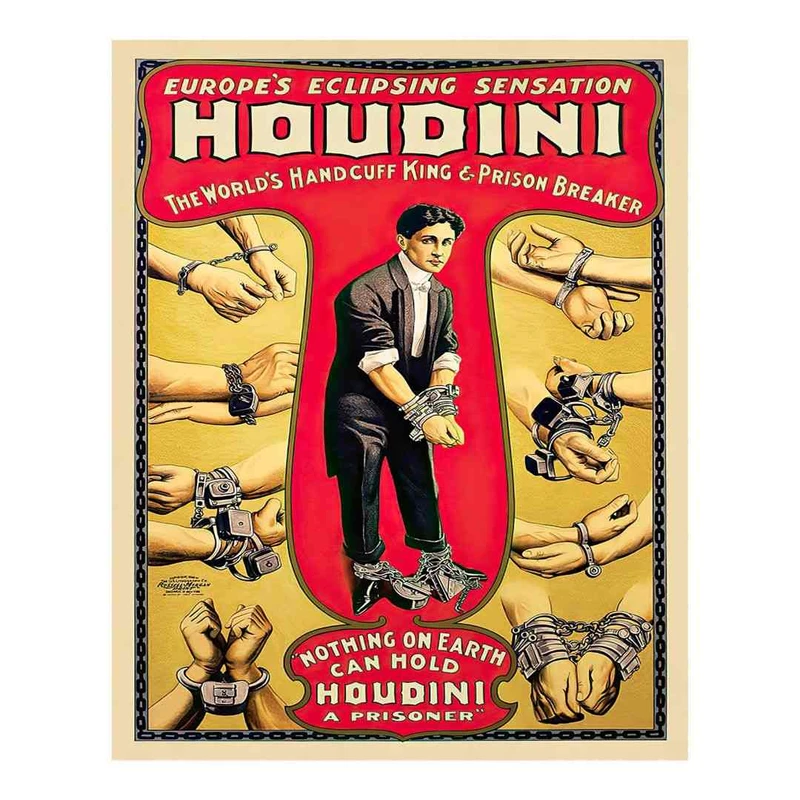 پوستر مدل هودینی پادشاه دستبند