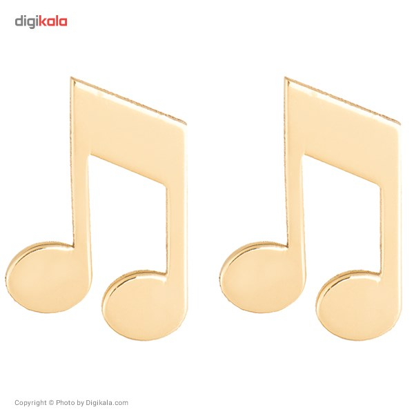 گوشواره طلا 18 عیار رزا مدل EG21