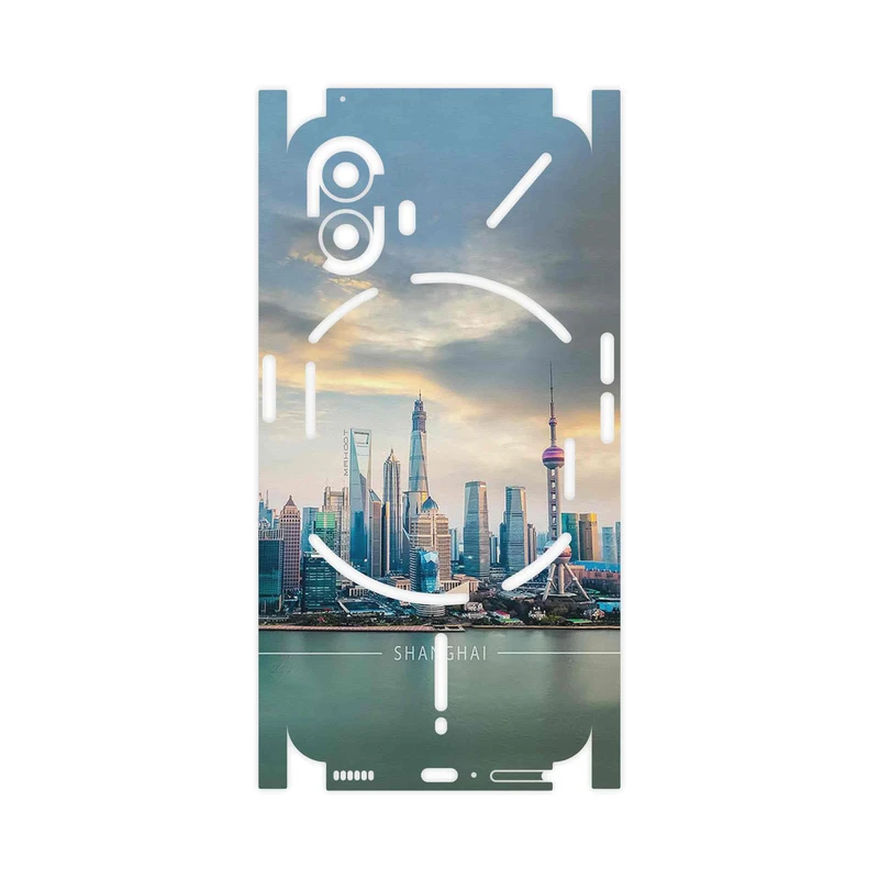 برچسب پوششی ماهوت مدل Shanghai_City-FullSkin مناسب برای گوشی موبایل ناتینگ Phone 2