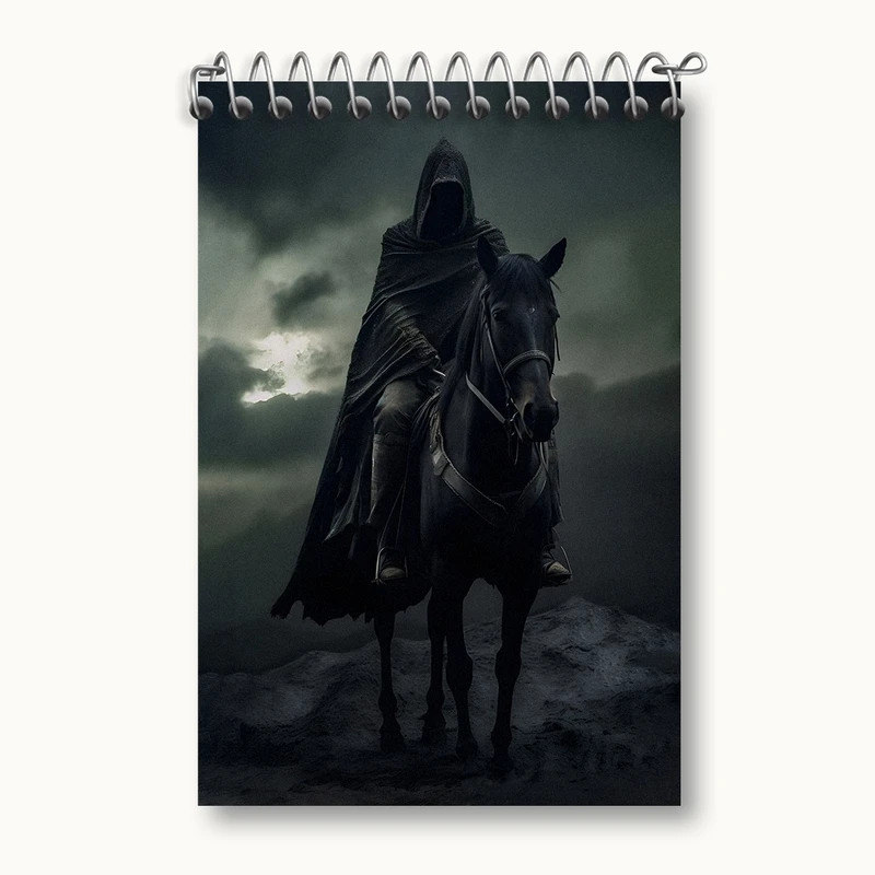 دفتر یادداشت 50 برگ خندالو مدل سوارکار کد F1349