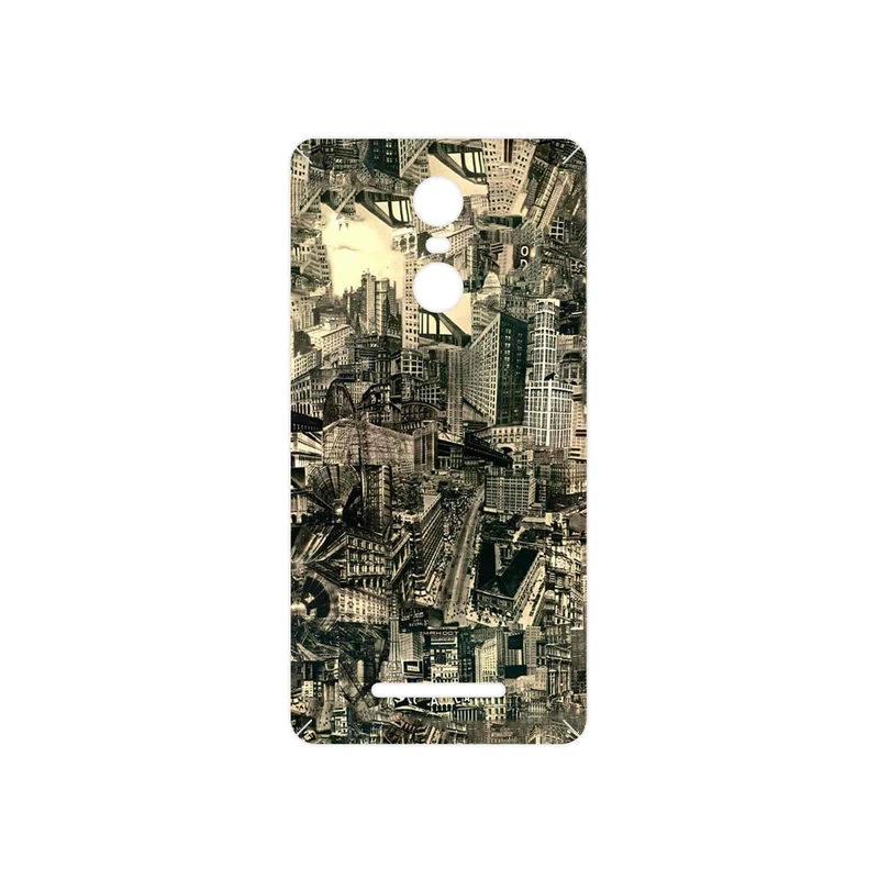 برچسب پوششی ماهوت مدل Collage of Skyscraper مناسب برای گوشی موبایل شیائومی Redmi Note 3