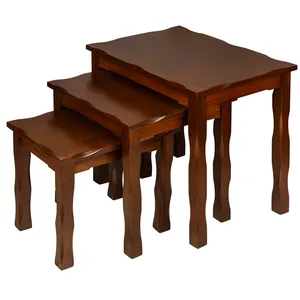 میز عسلی چشمه نور کد D-112 مجموعه 3 عددی
