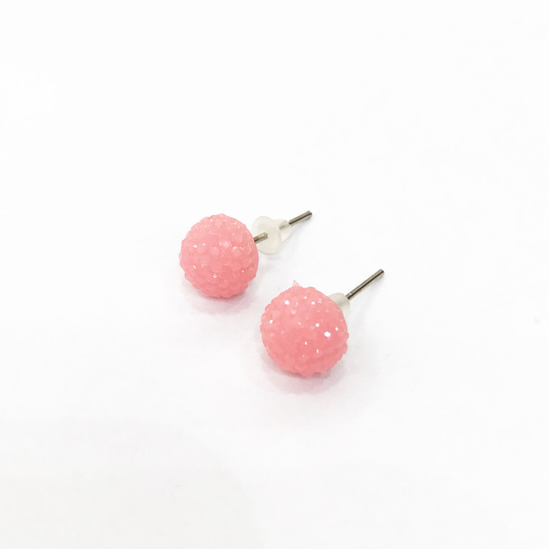 گوشواره دخترانه مدل بولوری کد 457 گوشواره دخترانه مدل بولوری کد 457