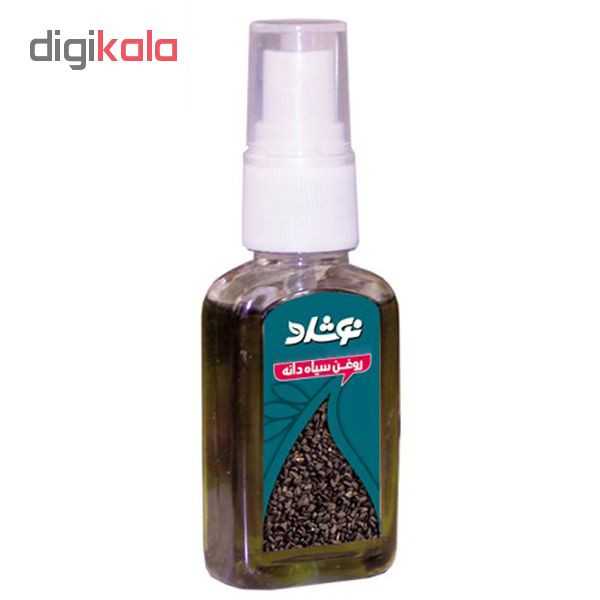 روغن سیاهدانه نوشاد مدل Nigella Sativa Oil حجم 37 میلی لیتر