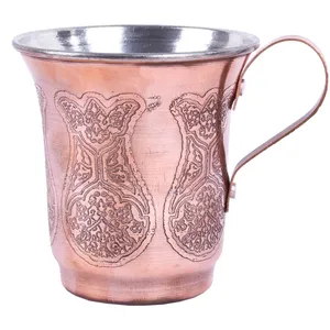 لیوان مسی سنونی طرح لاله مدل 00-39