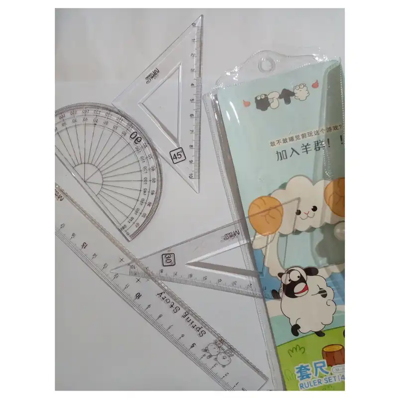 ست خط کش کد B22 مجموعه 4 عددی